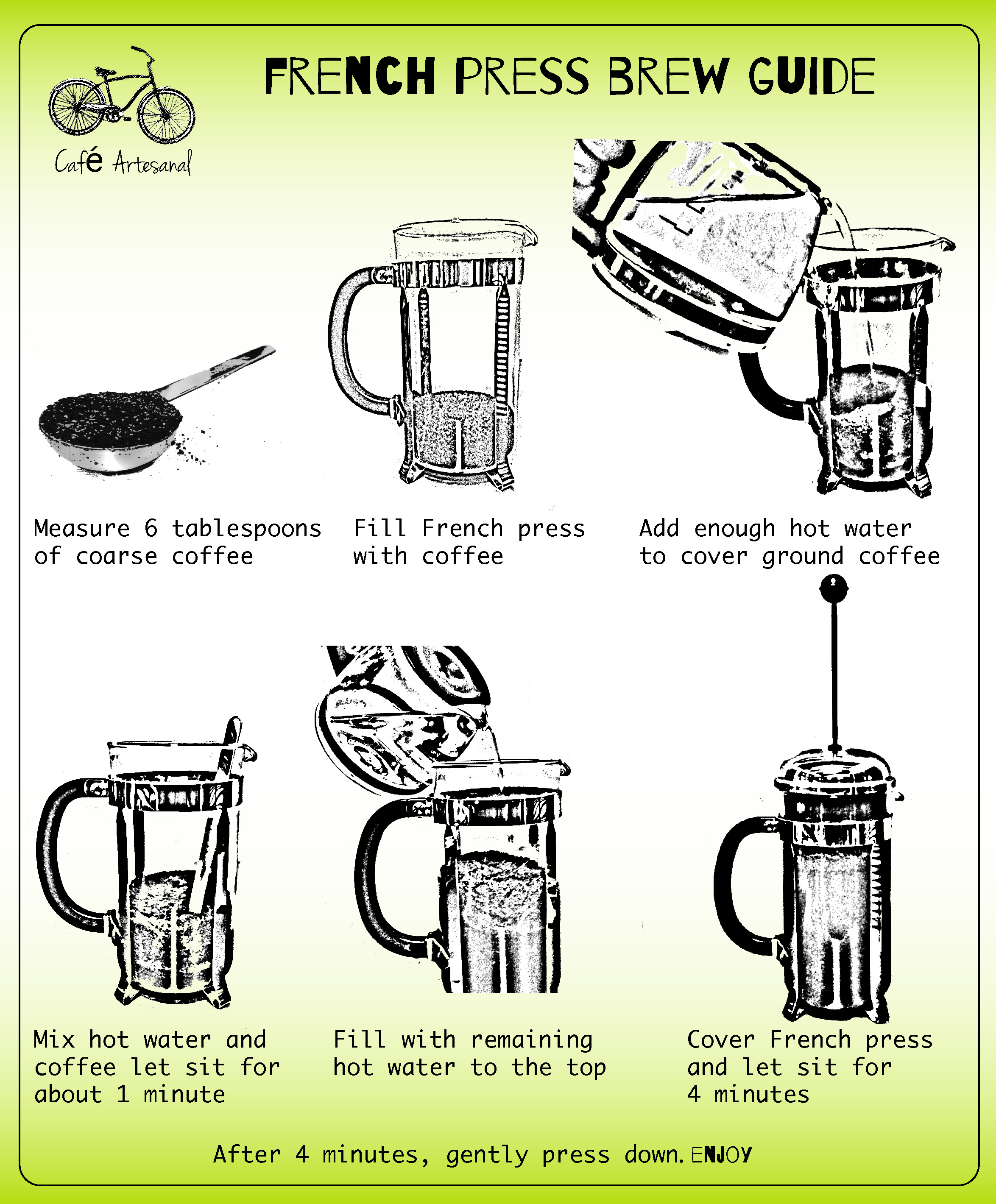 French Press Brewing Guide: How to Make French Press Coffee